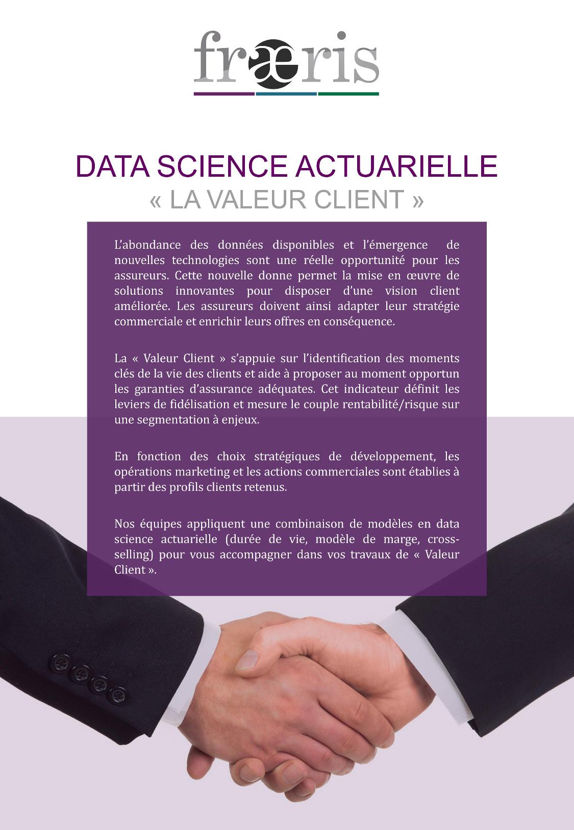 Data science actuarielle : Valeur client