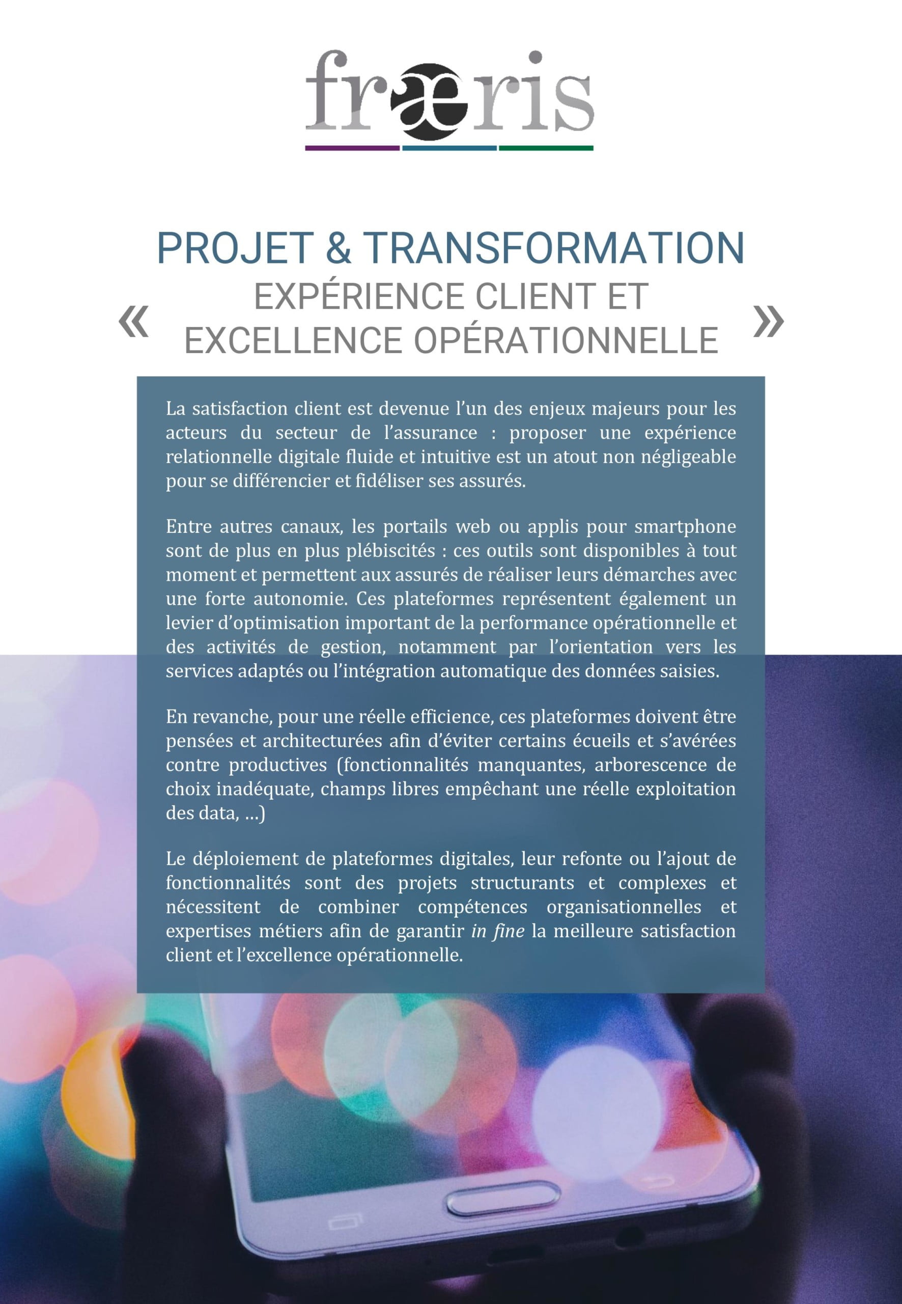 Projet et Transformation